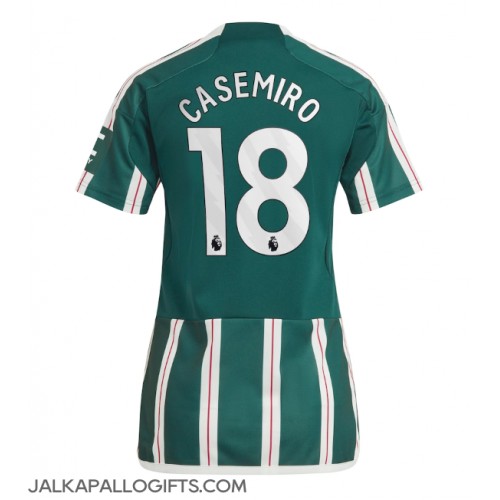 Manchester United Casemiro #18 Vieraspaita Naiset 2023-24 Lyhythihainen